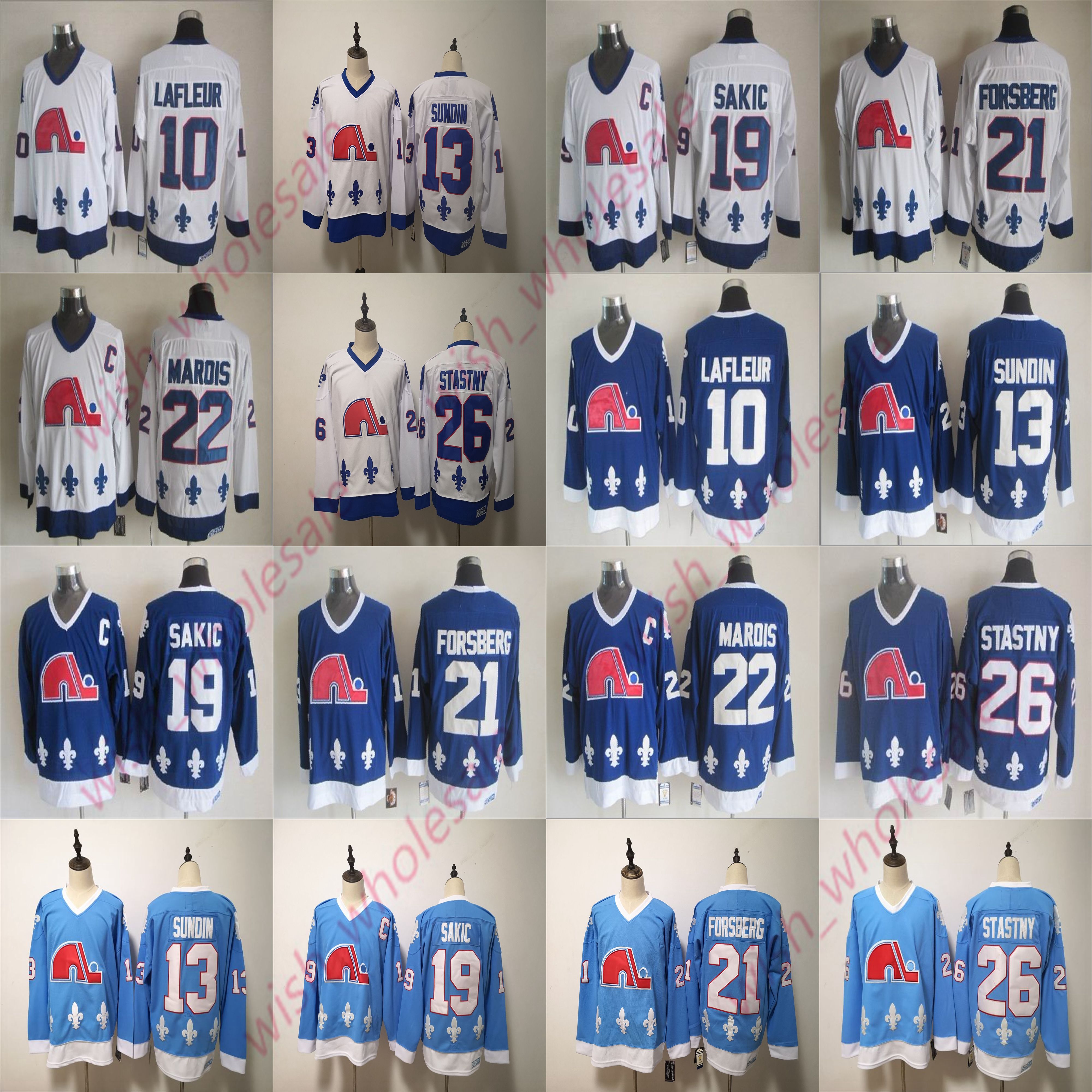 Quebec Nordiques Jerseys 3 Mats Sundin 21 Peter Forsberg 26 Peter Stastny 19 Joe Sakic Stitched Winter Classic Men Man hockey Jerseys, Black;red
Quebec Nordiques Jerseys 3 Mats Sundin 21 Peter Forsberg 26 Peter Stastny 19 Joe Sakic Stitched Winter Classic Men Man hockey Jerseys, Black;red