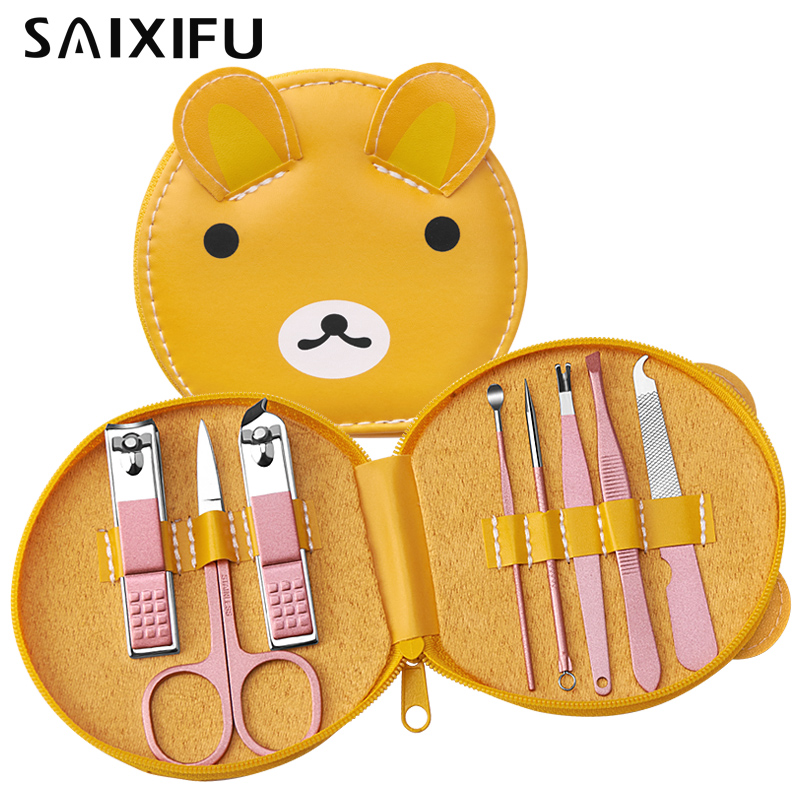 New 8 In 1 Portable Cartoon Stainless Steel Nail Art Manicure Set Kit Cartoon Nail Care Tools Beauty Accessories BT17
New 8 In 1 Portable Cartoon Stainless Steel Nail Art Manicure Set Kit Cartoon Nail Care Tools Beauty Accessories BT17