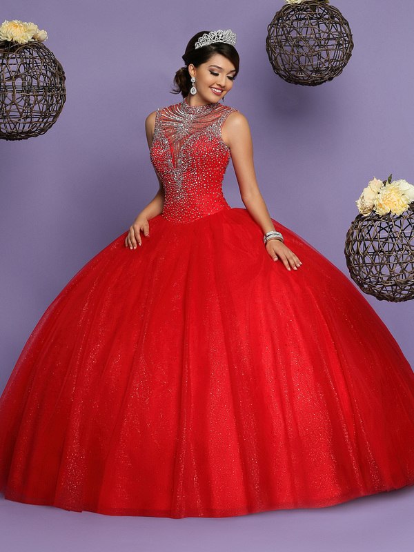 ball gowns red quinceanera dresses with jacket high neck beaded top puffy full length open back prom evening dress lace up gown 2018
