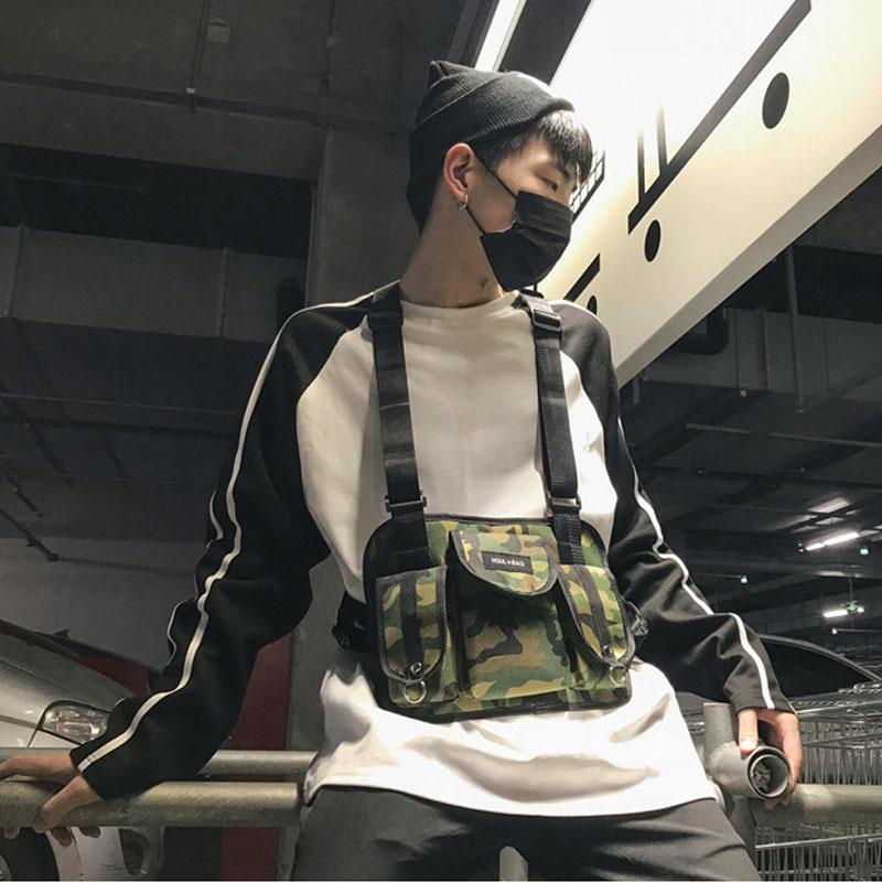 2019RWIHAD Fashion Vest Waist Bag For Men Tide Tooling Bag Game Tactics Couple With The Same Paragraph Bags