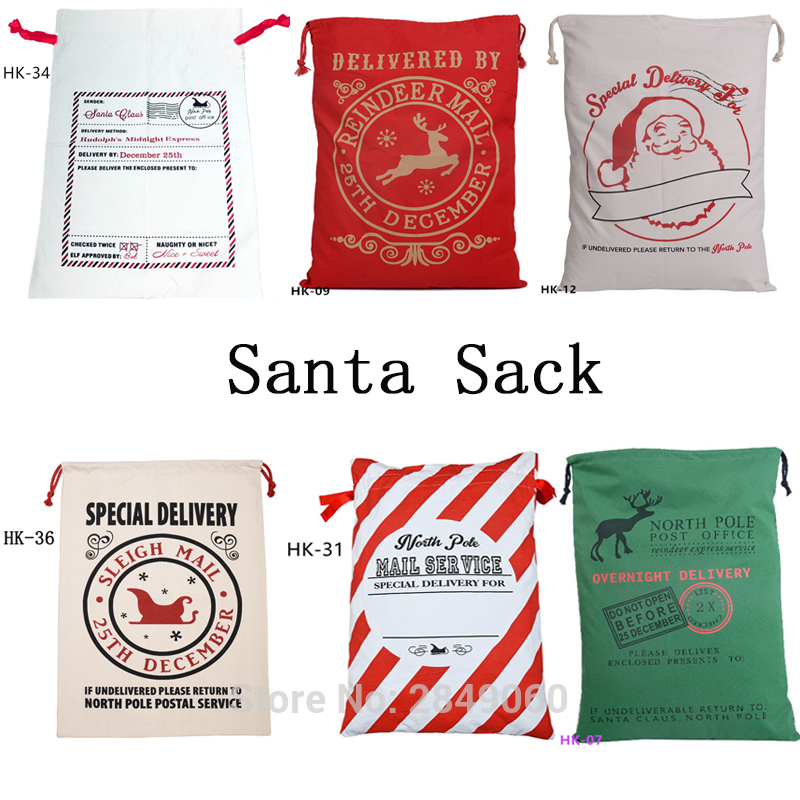 Santa Sacks 10pcs/lot Christmas Gift Bag 38 Styles Drawstring Canvas Bags Personalized Party Decorations Kid Toys Wholesale
Santa Sacks 10pcs/lot Christmas Gift Bag 38 Styles Drawstring Canvas Bags Personalized Party Decorations Kid Toys Wholesale
