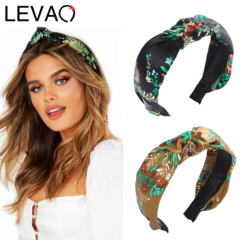 LEVAO Embroidered Headband Chinese Style Hairbands Female Bezel Turban Women Girls Hair Accessories Head Hoop Fashion Hair Band
LEVAO Embroidered Headband Chinese Style Hairbands Female Bezel Turban Women Girls Hair Accessories Head Hoop Fashion Hair Band