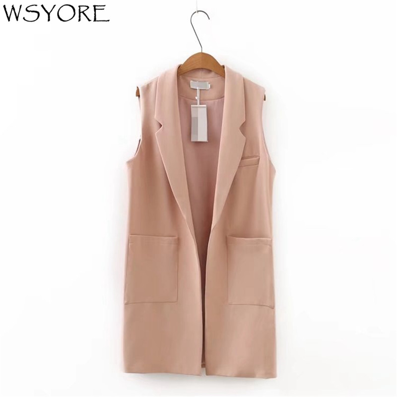 WSYORE Large Size Casual Sleeveless Mid-long Jacket 2019 New Autumn Women Fat MM Vest Female Spring Coat NS522, Black
WSYORE Large Size Casual Sleeveless Mid-long Jacket 2019 New Autumn Women Fat MM Vest Female Spring Coat NS522, Black