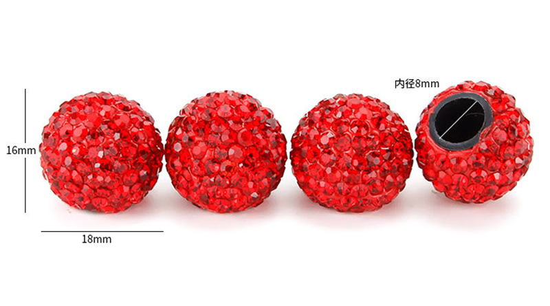 4pcs/lot Wheel Bolt Motorcyle Tire Vae Cap Cover Car Refitting Crystal Ball Auto Tyre Air Dust Caps Chevy Mercedes Fiat Voo Peugeot