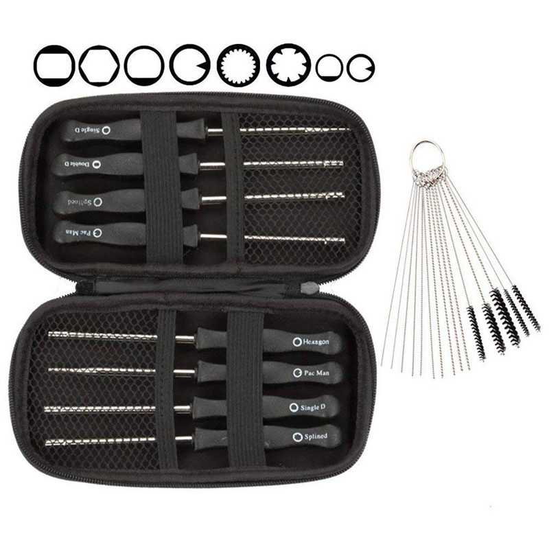 Tool Screwdriver Carburetor Cleaning Kit Case for Common 2Cycle Small Engine Poulan Husqvarna Special Screwdriver