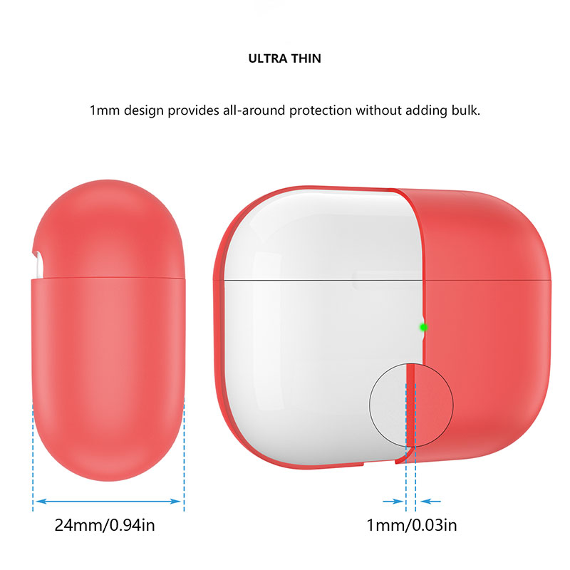 Ultra Thin Silicone Protective Case for AirPods Pro Anti-fall Soft Cover For airpods 3 Bluetooth Earphone Accessories