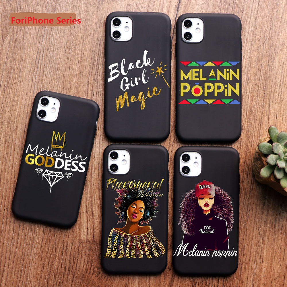 Afro Black Girl Magic Queen Melanin Poppin Phone Case For iPhone 11 12 Mini PRO MAX XS MAX XR X 6 6S 8 7 Plus TPU Silicone Cover, #4
Afro Black Girl Magic Queen Melanin Poppin Phone Case For iPhone 11 12 Mini PRO MAX XS MAX XR X 6 6S 8 7 Plus TPU Silicone Cover, #4
