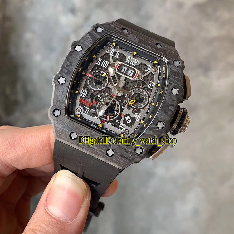 V2 Upgraded version RM 11-03 NTPT Carbon Fiber Case Skeleton Dial Japan Miyota Mechanical RM11-03RG Mens Watch Rubber Strap Designer Watches, Box
V2 Upgraded version RM 11-03 NTPT Carbon Fiber Case Skeleton Dial Japan Miyota Mechanical RM11-03RG Mens Watch Rubber Strap Designer Watches, Box