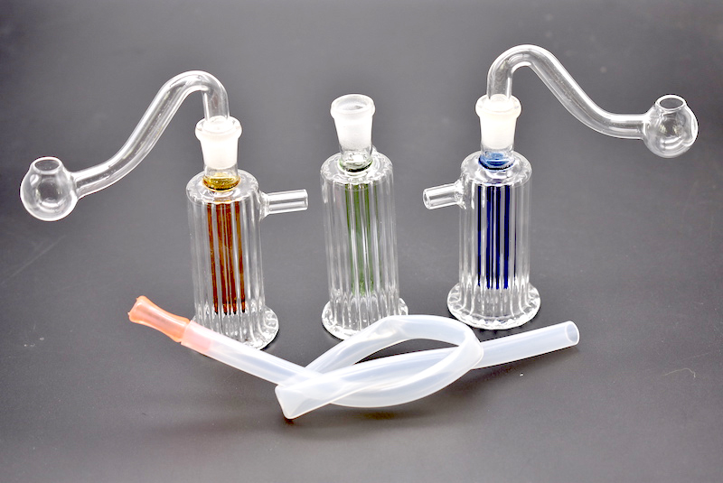 Great Mini Glass Oil Burner Water Bong for dab rigs Bongs Ash Catcher Hookah Smoking beaker bong with 10mm glass oil burner pipe and hose
Great Mini Glass Oil Burner Water Bong for dab rigs Bongs Ash Catcher Hookah Smoking beaker bong with 10mm glass oil burner pipe and hose