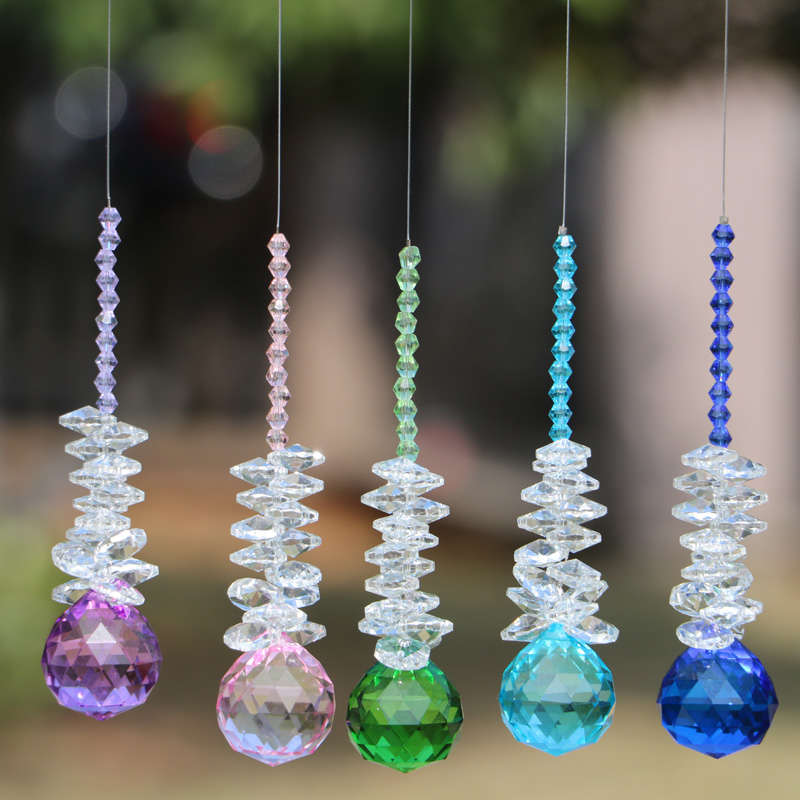 5PCS Garland Chakra Spectra Crystal Suncatchers Glass Pendulum Lamp Prisms Parts Feng Shui Pendants 40mm WQM141
5PCS Garland Chakra Spectra Crystal Suncatchers Glass Pendulum Lamp Prisms Parts Feng Shui Pendants 40mm WQM141