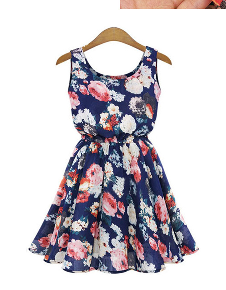 hot sale Casual Summer Chiffon Dress Women Clothes 2019 Sexy Floral Short Beach Dresses Korean Elegant Vestido De Festa Verano Robe Femme