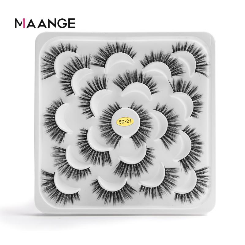 MAANGE 5/10 Pairs Eyelashs Natural long 5D Mink Eyelashes Thick Hand Made Full Strip Lashes Volume 3D Mink Lashes False Eyelash
MAANGE 5/10 Pairs Eyelashs Natural long 5D Mink Eyelashes Thick Hand Made Full Strip Lashes Volume 3D Mink Lashes False Eyelash