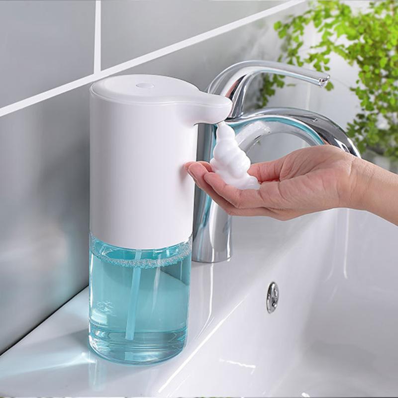 Bathroom Storage & Organization Infrared Sensor Automatic Soap Dispenser Touchless Stand Foam Washing USPS Non-contact More Hygienic Gas-bub