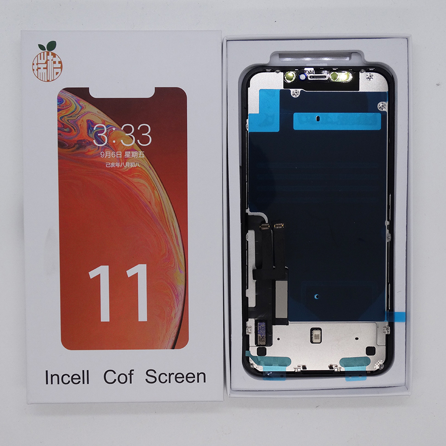 RJ Incell Display For iPhone 11 LCD Screen Panels Digitizer Assembly Replacement
RJ Incell Display For iPhone 11 LCD Screen Panels Digitizer Assembly Replacement