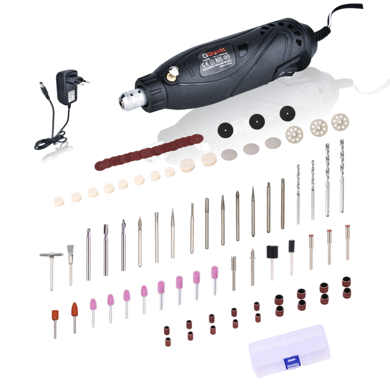 Goxawee 12V Mini Electric Drill Rotary Tools Engraver Pen Nail Drill with Grinding Accessories Set for Dremel Tools
Goxawee 12V Mini Electric Drill Rotary Tools Engraver Pen Nail Drill with Grinding Accessories Set for Dremel Tools