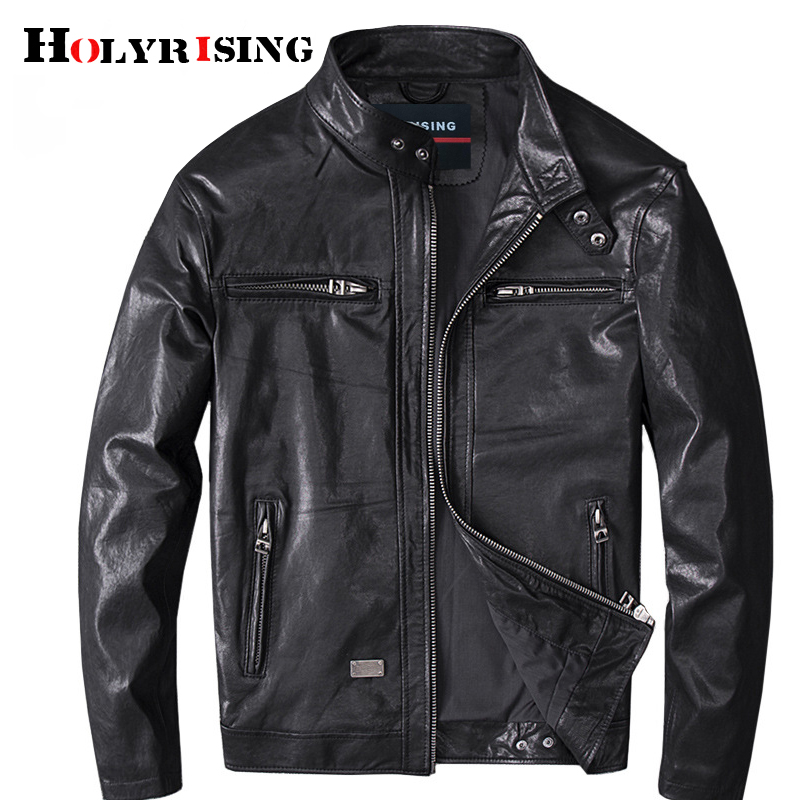 Holyrising Genuine Leather Jacket Men Coats Genuine Sheepskin Leather Male Motorcycle Jacket Winter Coat 18908-5, Black
Holyrising Genuine Leather Jacket Men Coats Genuine Sheepskin Leather Male Motorcycle Jacket Winter Coat 18908-5, Black
