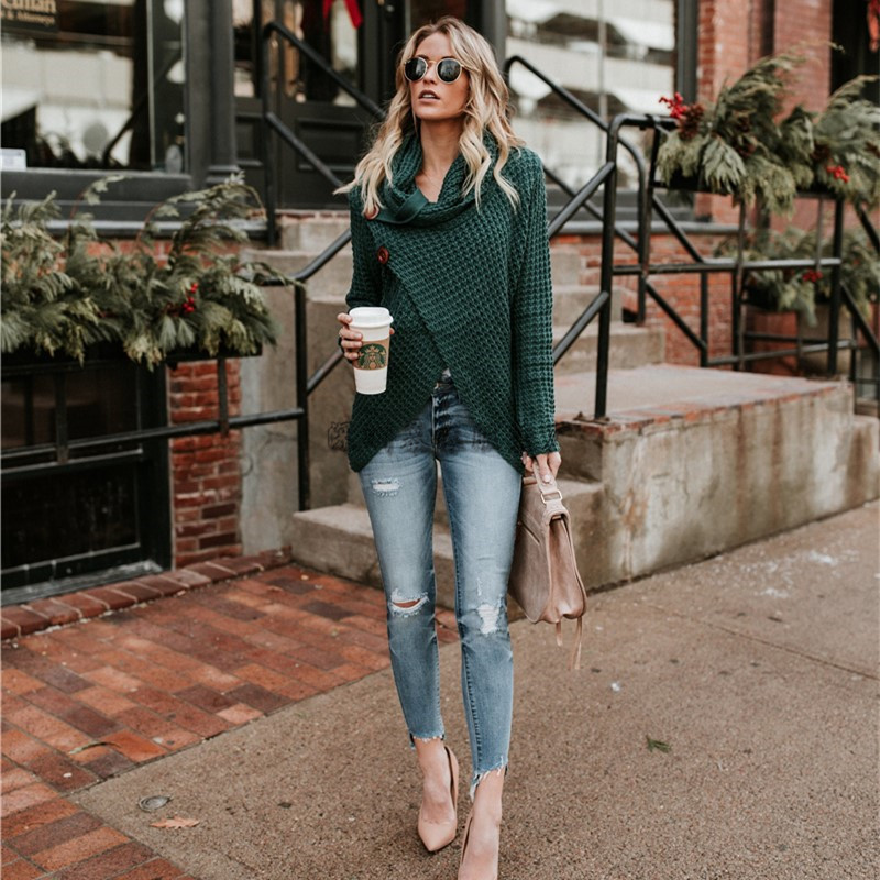 JAPPKBH Casual Turtleneck Spring Winter Sweater Women Button Fork Sweaters Solid Pullover Turtleneck Sweater pull femme hiver, Beige
JAPPKBH Casual Turtleneck Spring Winter Sweater Women Button Fork Sweaters Solid Pullover Turtleneck Sweater pull femme hiver, Beige