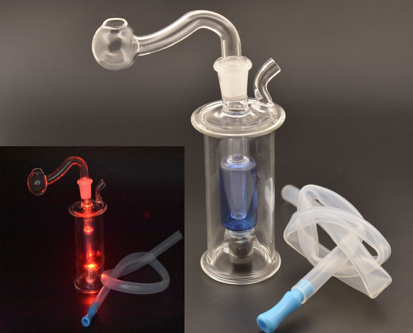 LED Glass Dab Rig bong Mini Water Pipes Portable Oil Hookahs Inline Stereo Perc Recycler Glass Bongs 10mm Joint Shinning Concerntrate Dabs 
LED Glass Dab Rig bong Mini Water Pipes Portable Oil Hookahs Inline Stereo Perc Recycler Glass Bongs 10mm Joint Shinning Concerntrate Dabs