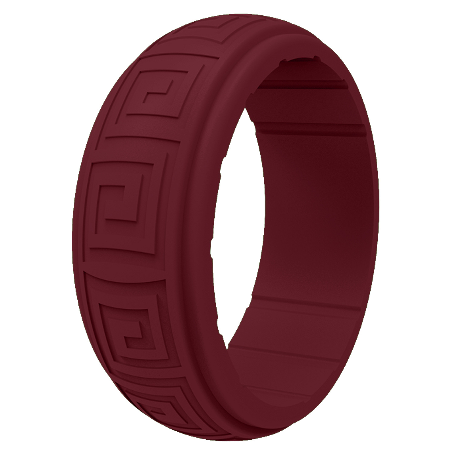 New Arrival Silicone Wedding Ring for Men Elegant Affordable 8mm Silicone Rubber Men Womens Engagment Wedding Bands