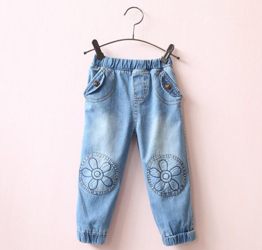 Autumn Fashion Baby Girl Clothes For Girls Pants Denim Embroidery Flower Baby Pants For Girls Clothes Kids Casual, Blue
Autumn Fashion Baby Girl Clothes For Girls Pants Denim Embroidery Flower Baby Pants For Girls Clothes Kids Casual, Blue