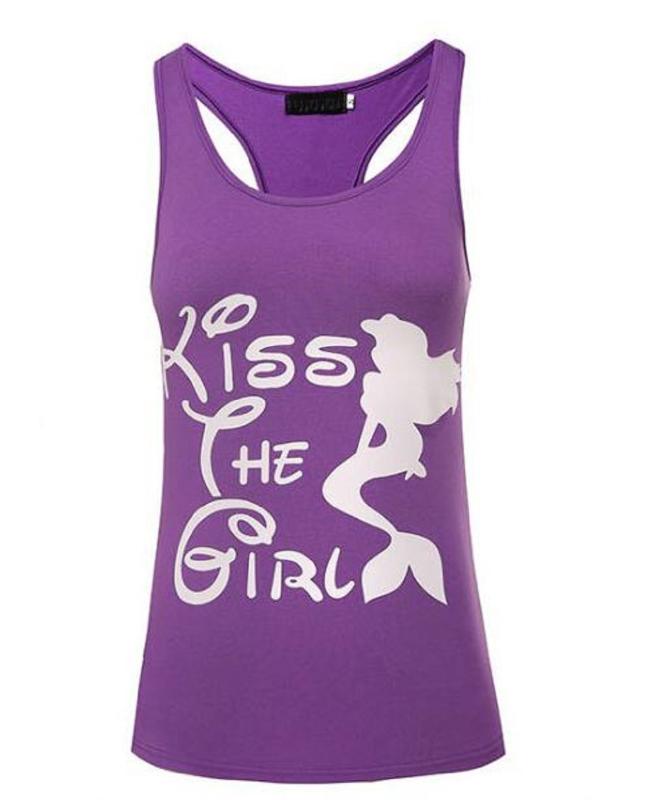Summer New 2020 Fashion Women Tanks Top Sleeveless Little Mermaid Letter Print Female Top Vest, Pink tanks
Summer New 2020 Fashion Women Tanks Top Sleeveless Little Mermaid Letter Print Female Top Vest, Pink tanks