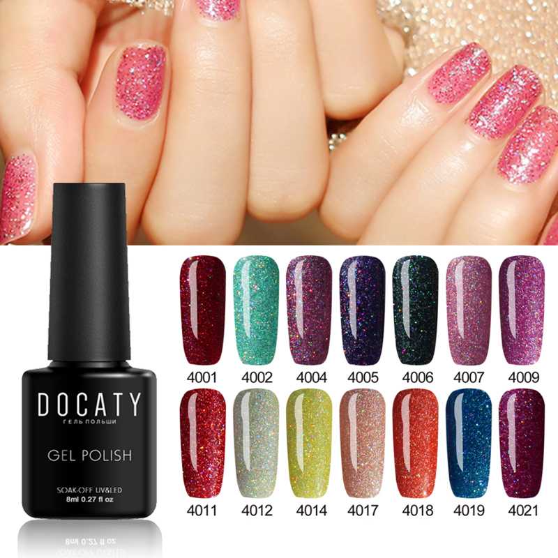 Docaty Semi Permanant UV Glitter Neon Nail Primer Need Lamp for Nails Art Design Nail Gel Varnishes Salon Tools UV Manicure, Fs001
Docaty Semi Permanant UV Glitter Neon Nail Primer Need Lamp for Nails Art Design Nail Gel Varnishes Salon Tools UV Manicure, Fs001