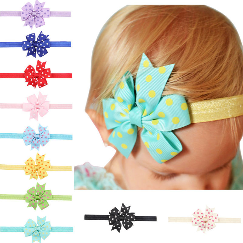 Hot Sale Newborn Baby Dot Headbands Bows Kids Girls Cartoon Grosgrain Ribbon Bowknot Headbands Children Hair Accessories, Mixed
Hot Sale Newborn Baby Dot Headbands Bows Kids Girls Cartoon Grosgrain Ribbon Bowknot Headbands Children Hair Accessories, Mixed