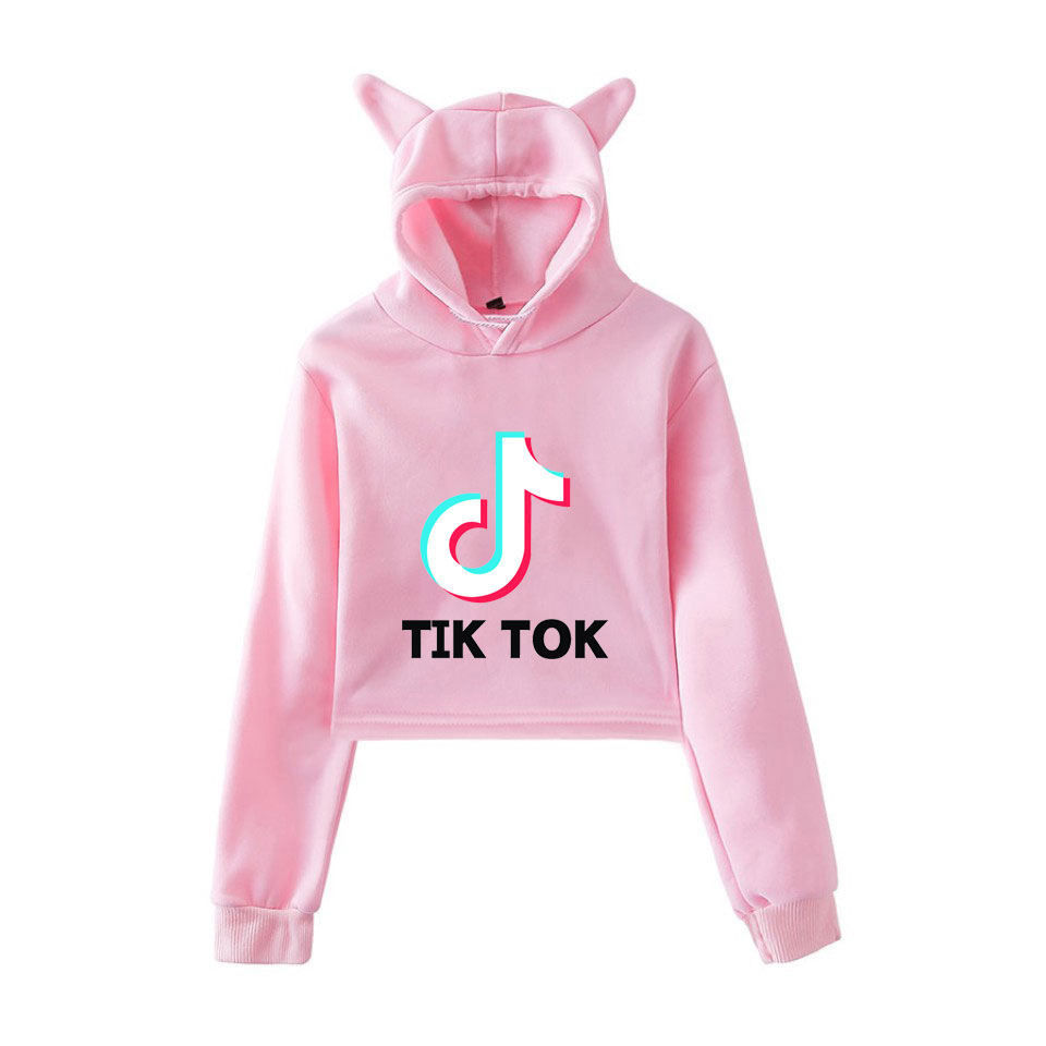 Tik Tok Crop Top Hoodie Hip Hop Streetwear Kawaii Cat Ear Cropped Short Sweatshirt Hooded Pullover Women Tops Ropa Mujer, 001
Tik Tok Crop Top Hoodie Hip Hop Streetwear Kawaii Cat Ear Cropped Short Sweatshirt Hooded Pullover Women Tops Ropa Mujer, 001
