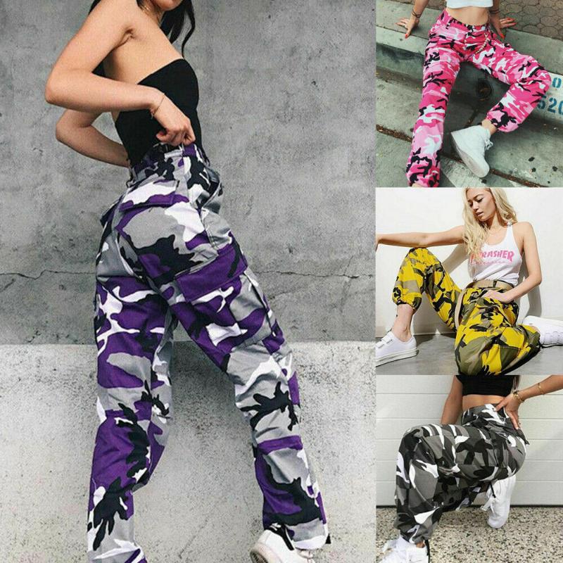 Women Camo Cargo High Waist Hip Hop Trousers Pants Army Combat Rainbow Camouflage Long Pants Hot Selling Oversized 3XL
Women Camo Cargo High Waist Hip Hop Trousers Pants Army Combat Rainbow Camouflage Long Pants Hot Selling Oversized 3XL