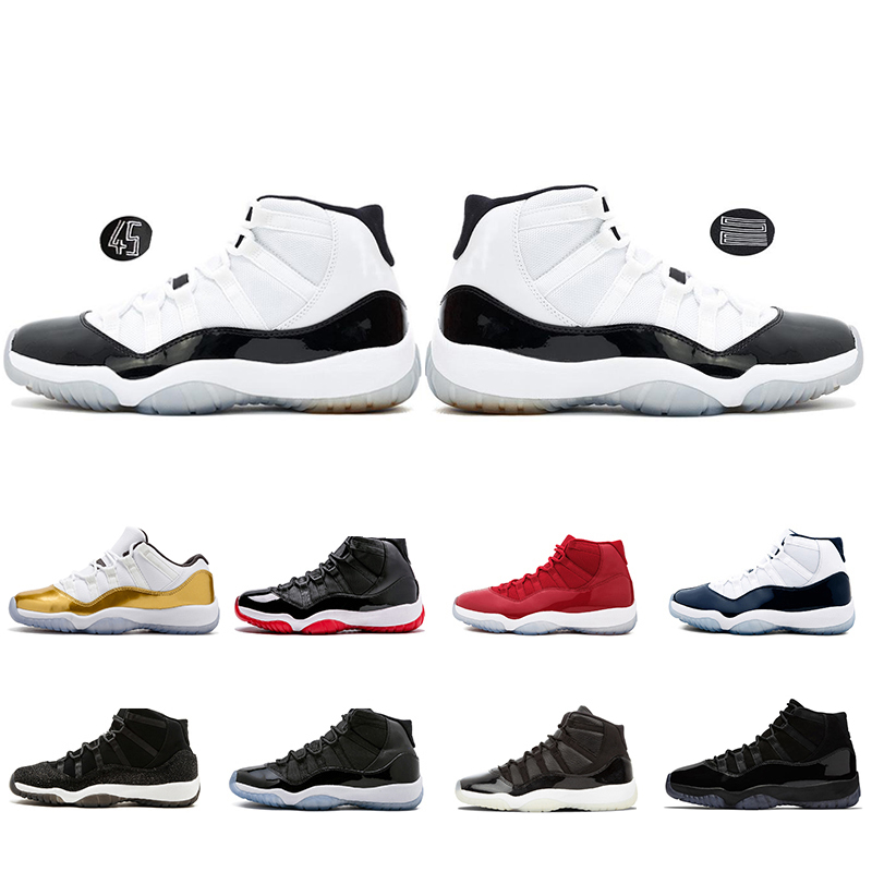 2019 New Concord 45 11 XI 11s Cap and Gown Bred Gym Red Platinum Tint Space Jams Men Basketball Shoes sports Sneakers 36-47
2019 New Concord 45 11 XI 11s Cap and Gown Bred Gym Red Platinum Tint Space Jams Men Basketball Shoes sports Sneakers 36-47