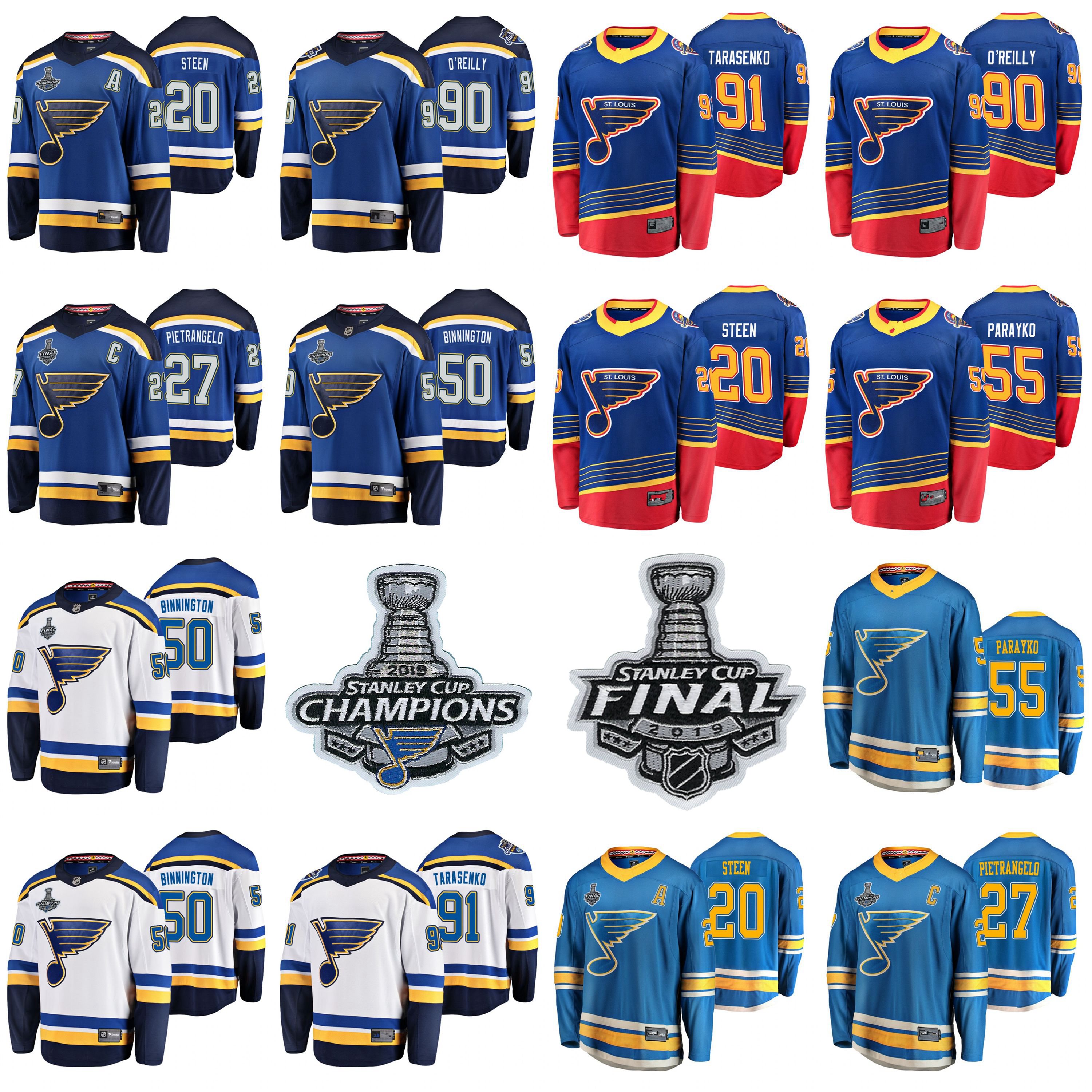 Stanley Cup Final Champions St.Louis Blues 27 Alex Pietrangelo Jersey 55 Colton Parayko 20 Alexander Steen Ice Hockey Jerseys Stitched, Black;red
Stanley Cup Final Champions St.Louis Blues 27 Alex Pietrangelo Jersey 55 Colton Parayko 20 Alexander Steen Ice Hockey Jerseys Stitched, Black;red