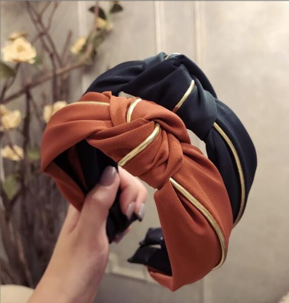 40pcs/lot DIY Simple Multi Stripe Contrast Color Gilt-edged Head Bands Tie Knot HeadBands Hair Styling Tools Accessory HA1546
40pcs/lot DIY Simple Multi Stripe Contrast Color Gilt-edged Head Bands Tie Knot HeadBands Hair Styling Tools Accessory HA1546