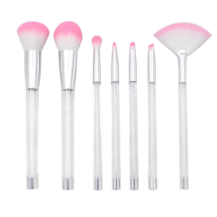 Makeup Brush Set 7pcs DIY Travel makeup brush Professional Eyeshadow Foundation Blush Powder Eyeliner Eyelash Lip Makeup Brush Cosmetic Tool