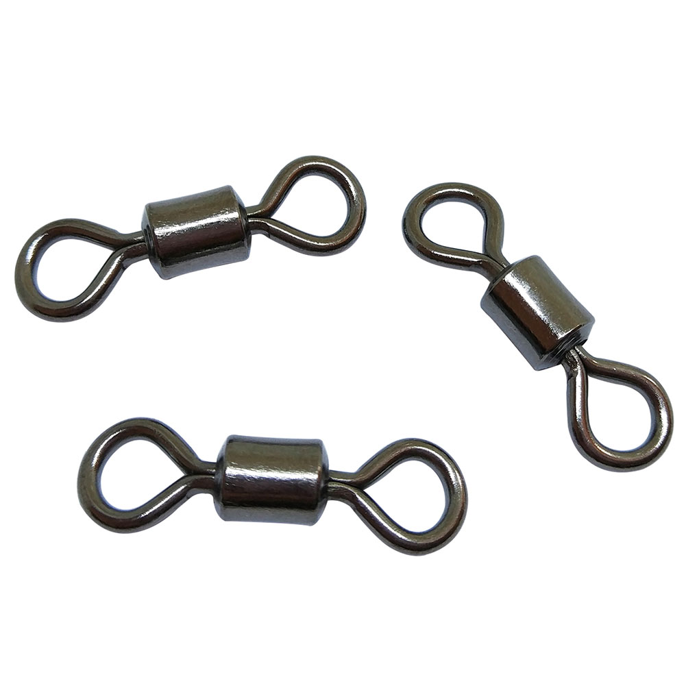 100 pieces Rolling Barrel Fishing Swivel Stainless Steel 6Lb to 730 Lb