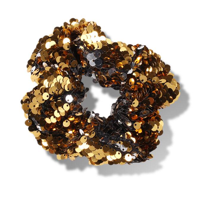Women Scrunchie Glitter Hair Ties Fashion Sequin Girls Hair Holders Rope Elastic Bands for Women Accessories
