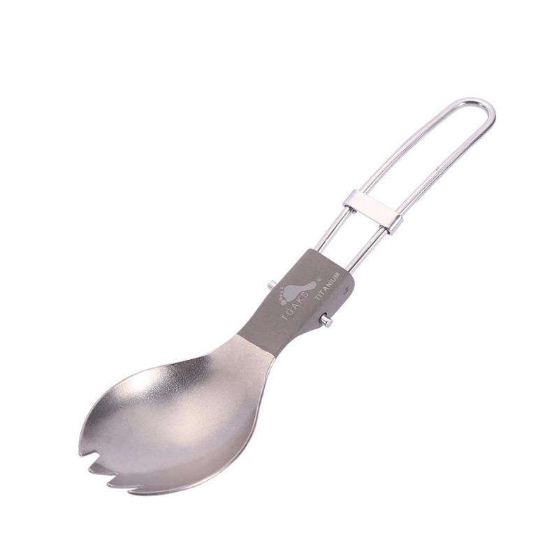 TOAKS Titanium Folding Spork Outdoor Picnic Household Dual-Use Tableware Spoon 152mm 18g
TOAKS Titanium Folding Spork Outdoor Picnic Household Dual-Use Tableware Spoon 152mm 18g