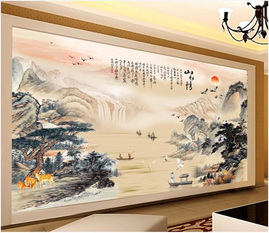 3d wallpaper custom photo Beautiful chinese ink landscape background home decor living room 3d wall murals wallpaper for walls 3 d, Non-woven wallpaper
3d wallpaper custom photo Beautiful chinese ink landscape background home decor living room 3d wall murals wallpaper for walls 3 d, Non-woven wallpaper