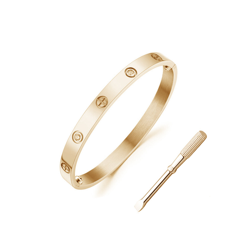 Classic Titanium Steel Clasp Style Lovers Bangles & Bracelets for Women Men, Couple Jewelry Femme Bracelet Pulseiras (No Screw)
Classic Titanium Steel Clasp Style Lovers Bangles & Bracelets for Women Men, Couple Jewelry Femme Bracelet Pulseiras (No Screw)