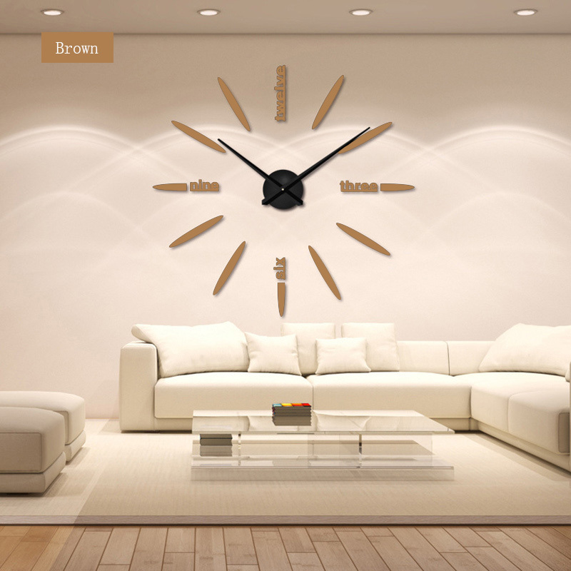 130 Cm Factory 2020 Wall Clock AcrylicEVRMetal Mirror Super Big Personalized Digital Watches Clocks DIY Y2004079530700