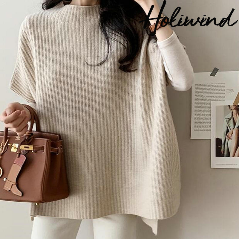 2019 Autumn Women Korean Style Knit Oversize Sweaters Elegant Knitting Ponchos Batwing Sleeves Knit Capes, Blue
2019 Autumn Women Korean Style Knit Oversize Sweaters Elegant Knitting Ponchos Batwing Sleeves Knit Capes, Blue