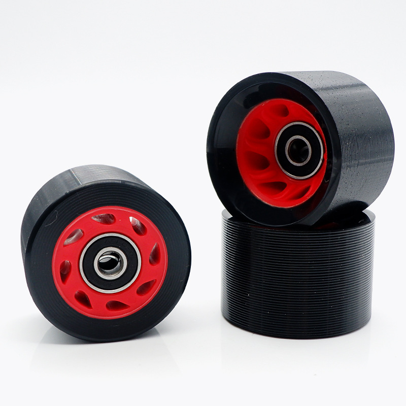 58*39 wheel skate accessories speed skate wheel 95A line double row roller PU wear resistant skateboard, Black
58*39 wheel skate accessories speed skate wheel 95A line double row roller PU wear resistant skateboard, Black