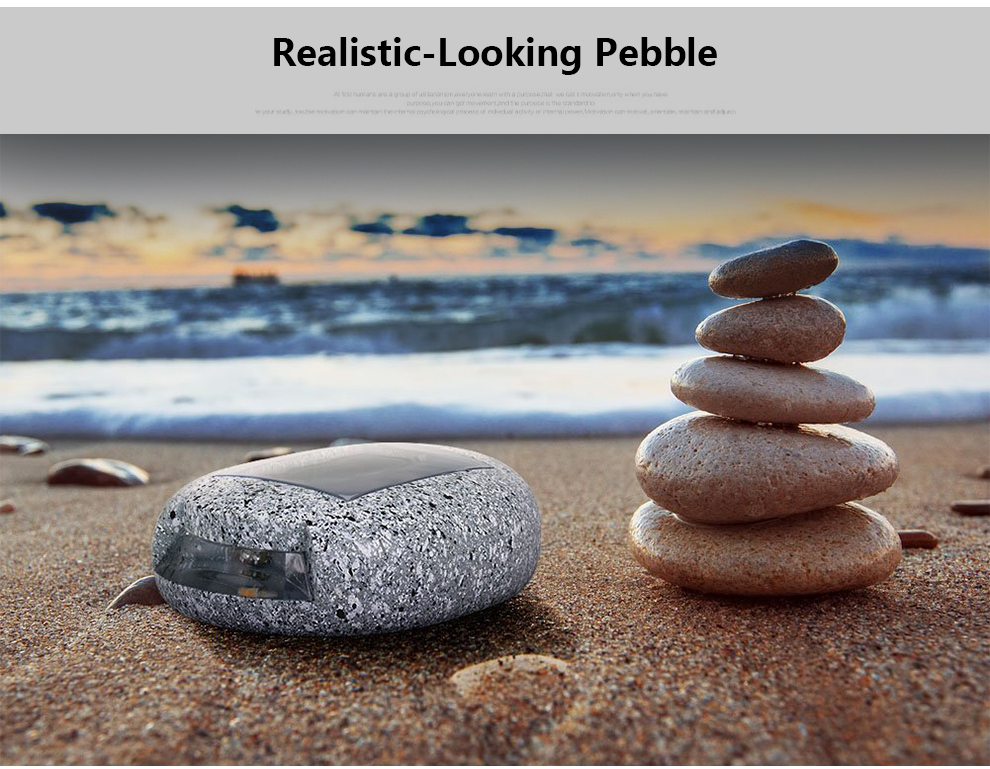 LED Solar Lamp Modern Simulation Stone Buried Light for Garden Waterproof Outdoor Security Solar Underground Light Lawn Lighting