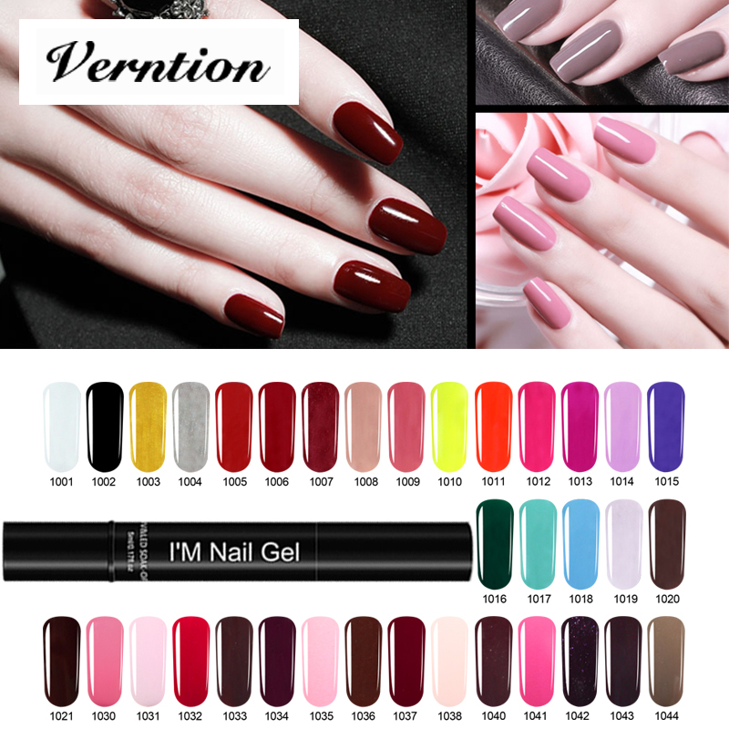 Verntion 3 In 1 Nail Polish Pen Shiny Nail Gel for Nails Hybrid Easy Application UV Poly Colors Pen Polish Brushes Lacquer, Fs001
Verntion 3 In 1 Nail Polish Pen Shiny Nail Gel for Nails Hybrid Easy Application UV Poly Colors Pen Polish Brushes Lacquer, Fs001