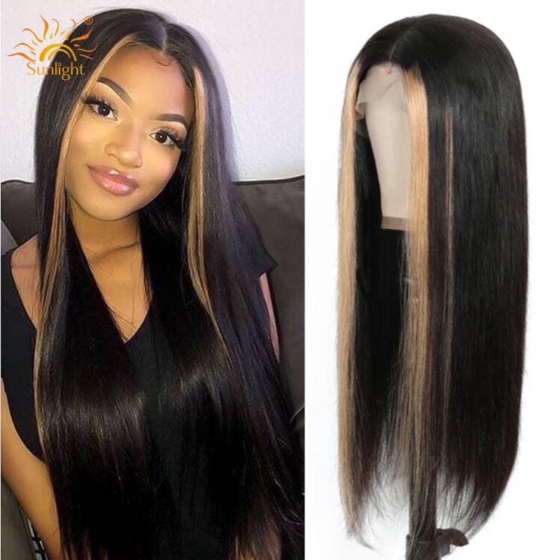 Highlight Ombre Color Straight Lace Front Human Hair Wigs For Women 150 Sunlight 13x4 Braizilian Remy Pre plucked Lace Front Wig, As pic
Highlight Ombre Color Straight Lace Front Human Hair Wigs For Women 150 Sunlight 13x4 Braizilian Remy Pre plucked Lace Front Wig, As pic