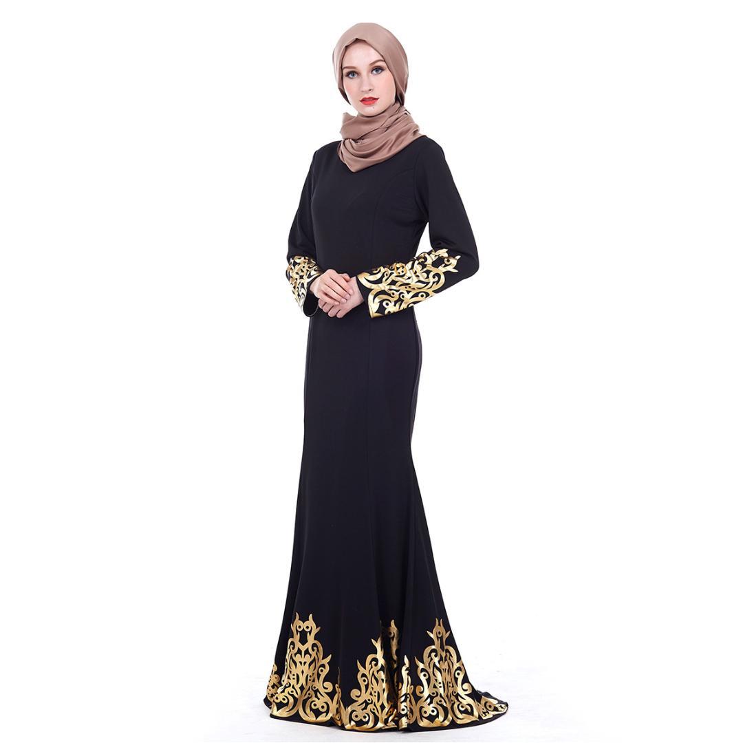 muslim dress women islamic clothing moroccan kaftan hot stampin abayas ladies long kaftans robe dubai abaya turkish clothes