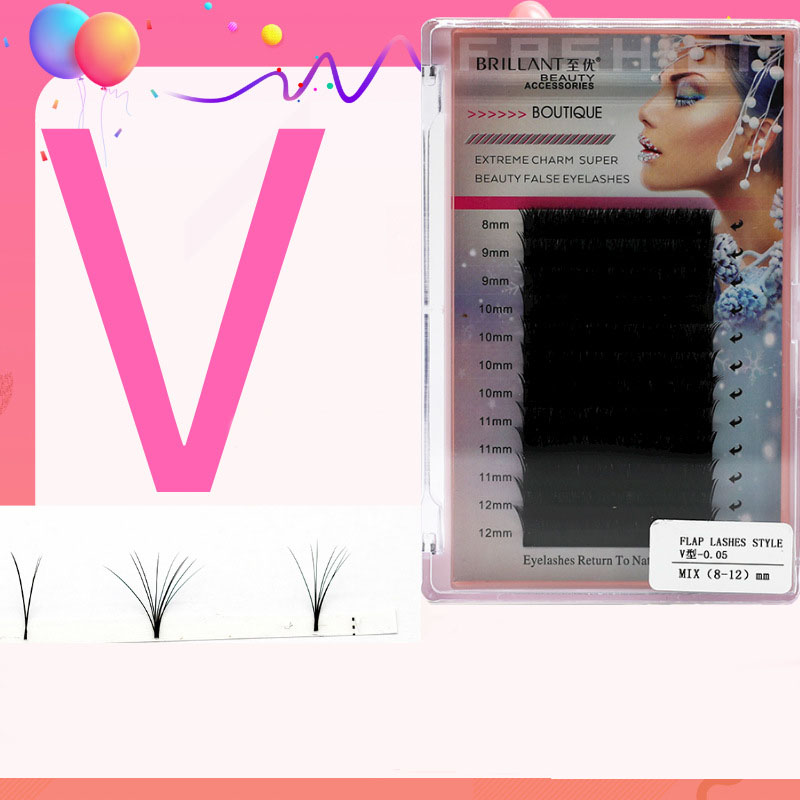 V Type Individual Eyelashes Big V Eyelash Easy Fanning Double tips naturally super soft real mink cilia premade volume fans
V Type Individual Eyelashes Big V Eyelash Easy Fanning Double tips naturally super soft real mink cilia premade volume fans