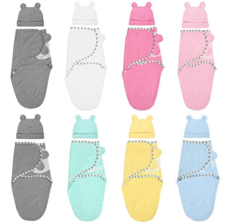 Designer Infant Baby INS Swaddle Baby Boys Girls Bear Blanket+hat Newborn Baby Soft Cotton Sleep Sack 2pcs/Set Sleeping Bags
Designer Infant Baby INS Swaddle Baby Boys Girls Bear Blanket+hat Newborn Baby Soft Cotton Sleep Sack 2pcs/Set Sleeping Bags