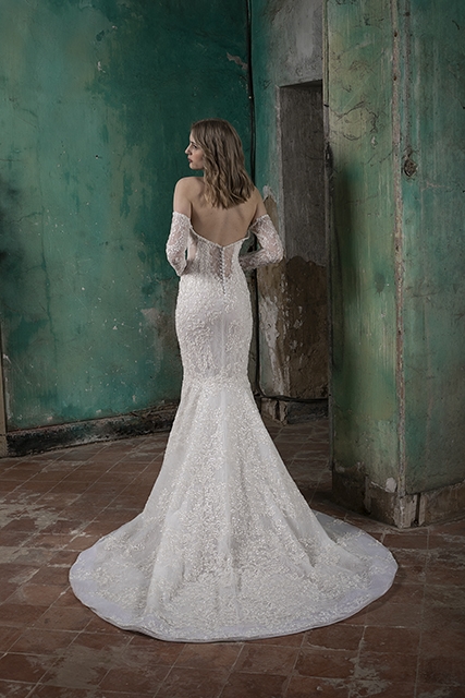 mermaid wedding dress sweetheart appliqued sequins long sleeves backless wedding dress custom made vestidos de novia plus size