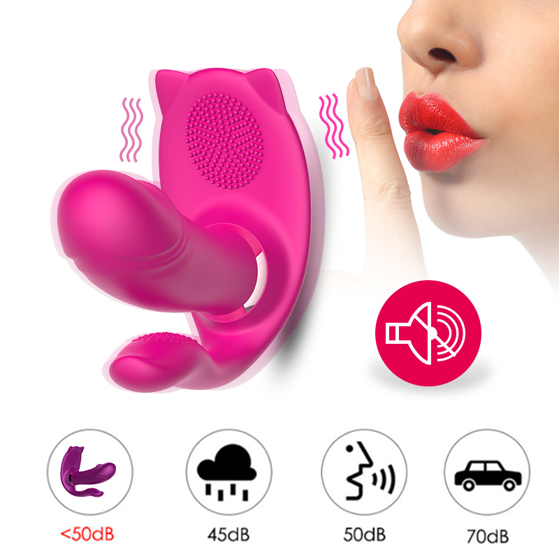 Women Dildo Vibrator Lay on Vibrating Pantie G Spot Clitoris Anal Vibration Intimate Sex Toy for Woman Wireless Remote for Adult Y191220