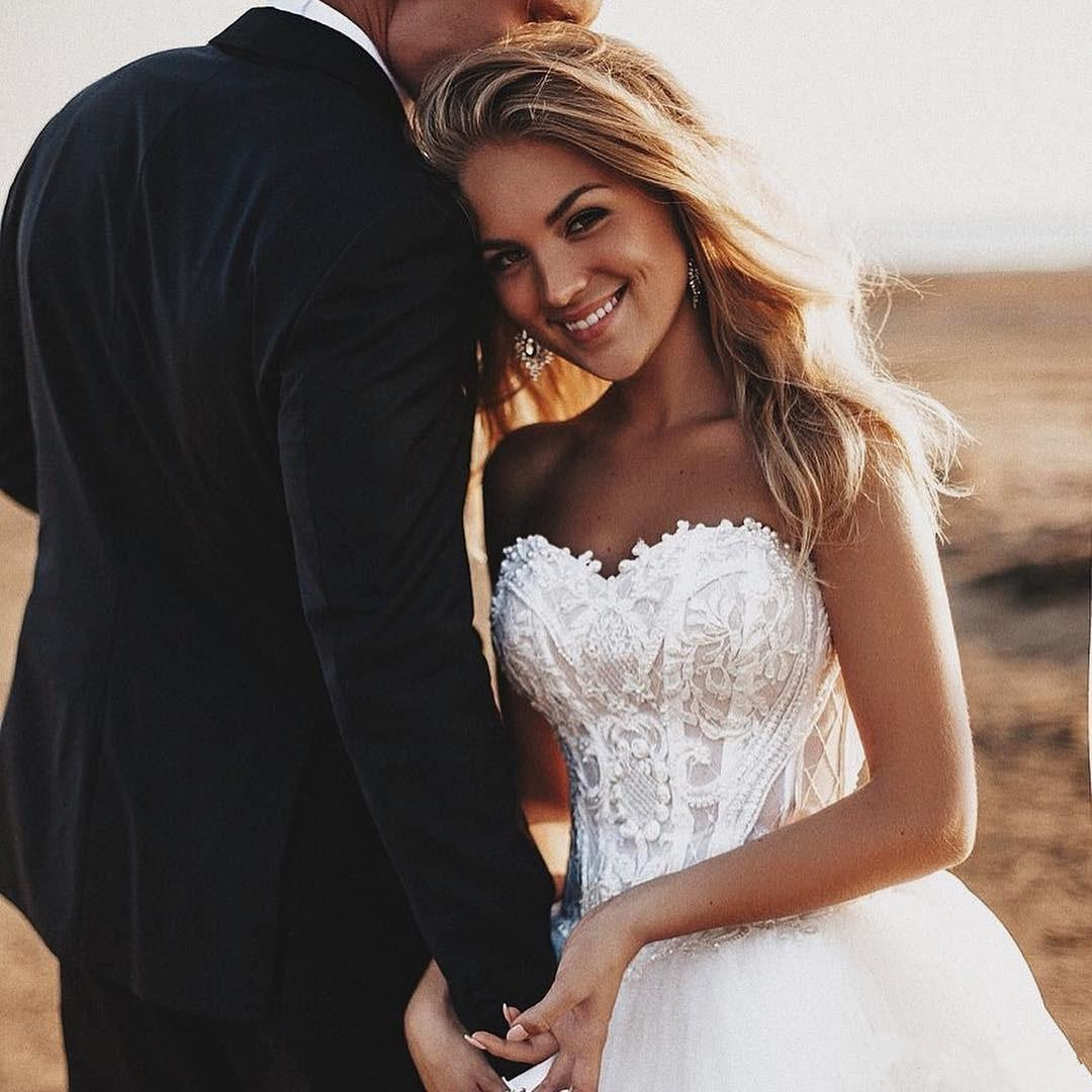 country bohemian beach wedding dresses vintage lace applique sweetheart wedding gowns tulle sweep train boho bridal dress